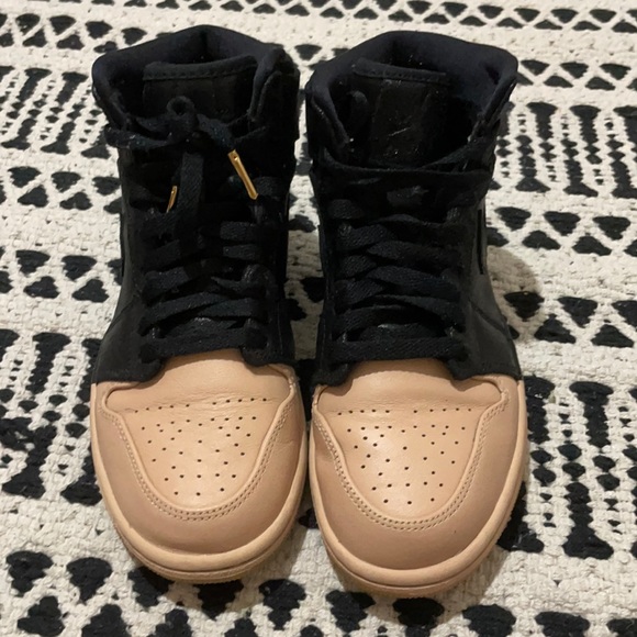 Jordan | Shoes | 2 Tone Nude Black Jordan Ones | Poshmark